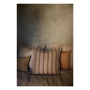 Gabrielle Paris - Striped Pillowcase | Brown