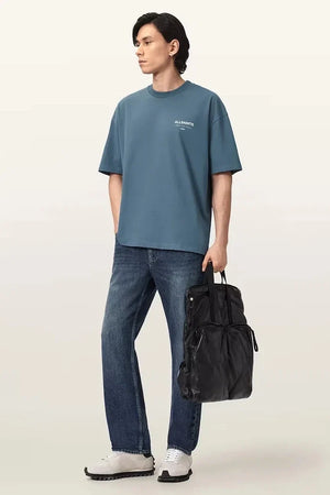 AllSaints Erkek Pamuklu Oversize Tişört