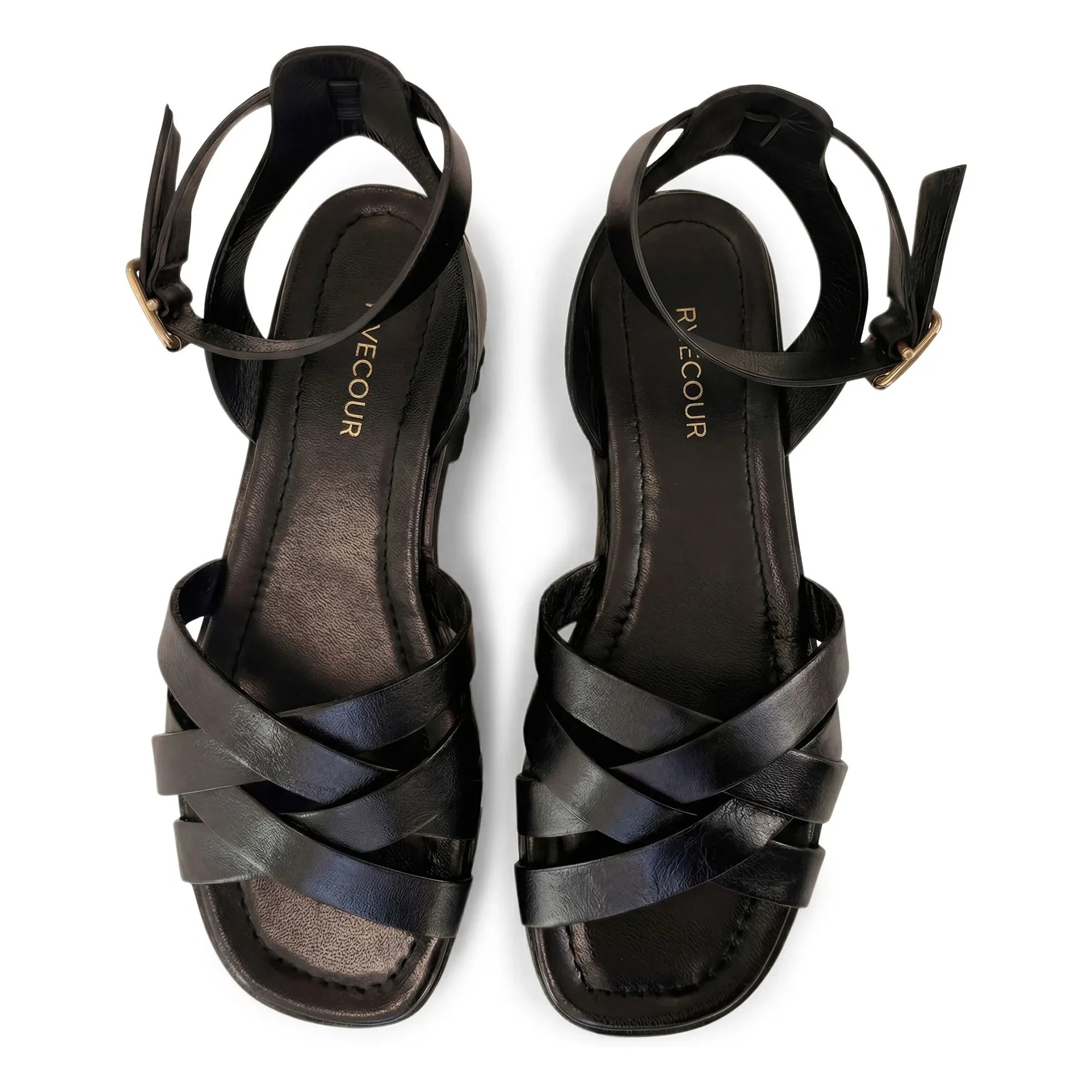 Rivecour - Leather Sandal No.214 | Black