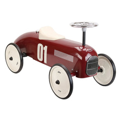 Vilac - Metal Car Toy with Attachments | Burgundy