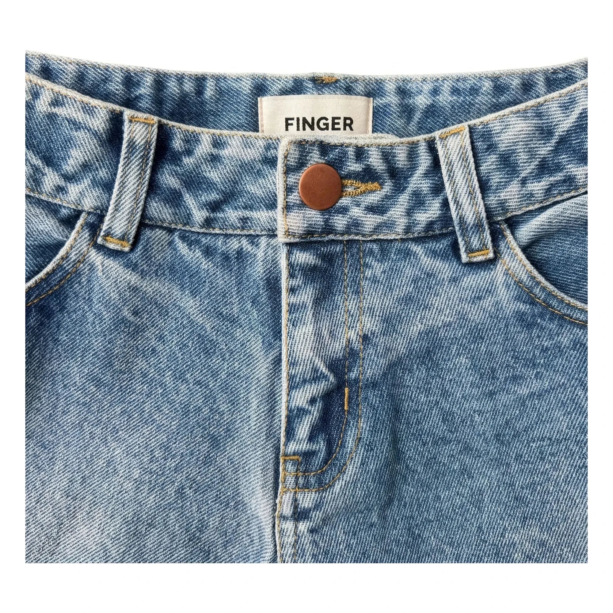 Finger in the Nose - Denim Joplin Skirt | Blue