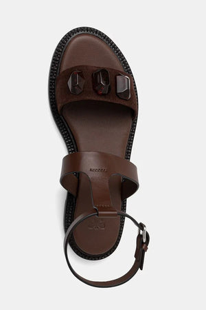 Weekend Max Mara Kadın Deri Sandalet Wkaasta