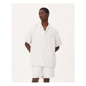 Noyoco - Orleans Linen Shirt | Light Gray