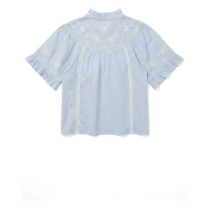 Xirena - Maé Cotton blouse | Light blue