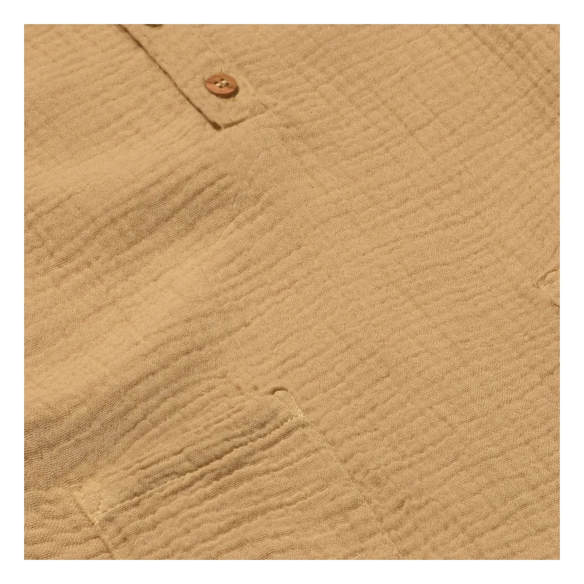 Cozmo - Pine Cotton Gaze Jumpsuit | Sand