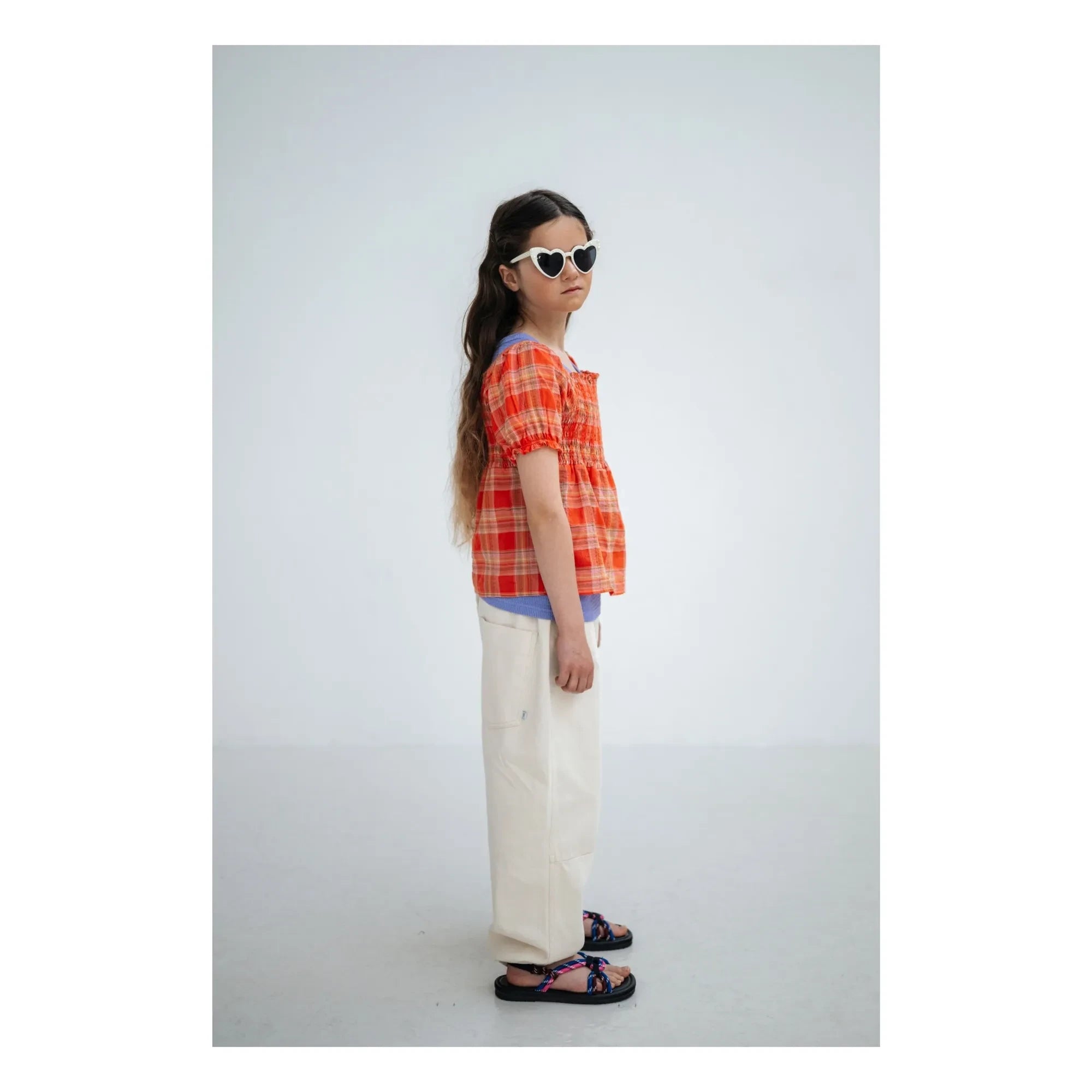 Repose AMS - Jean Barrrel Organic Cotton | Off-white