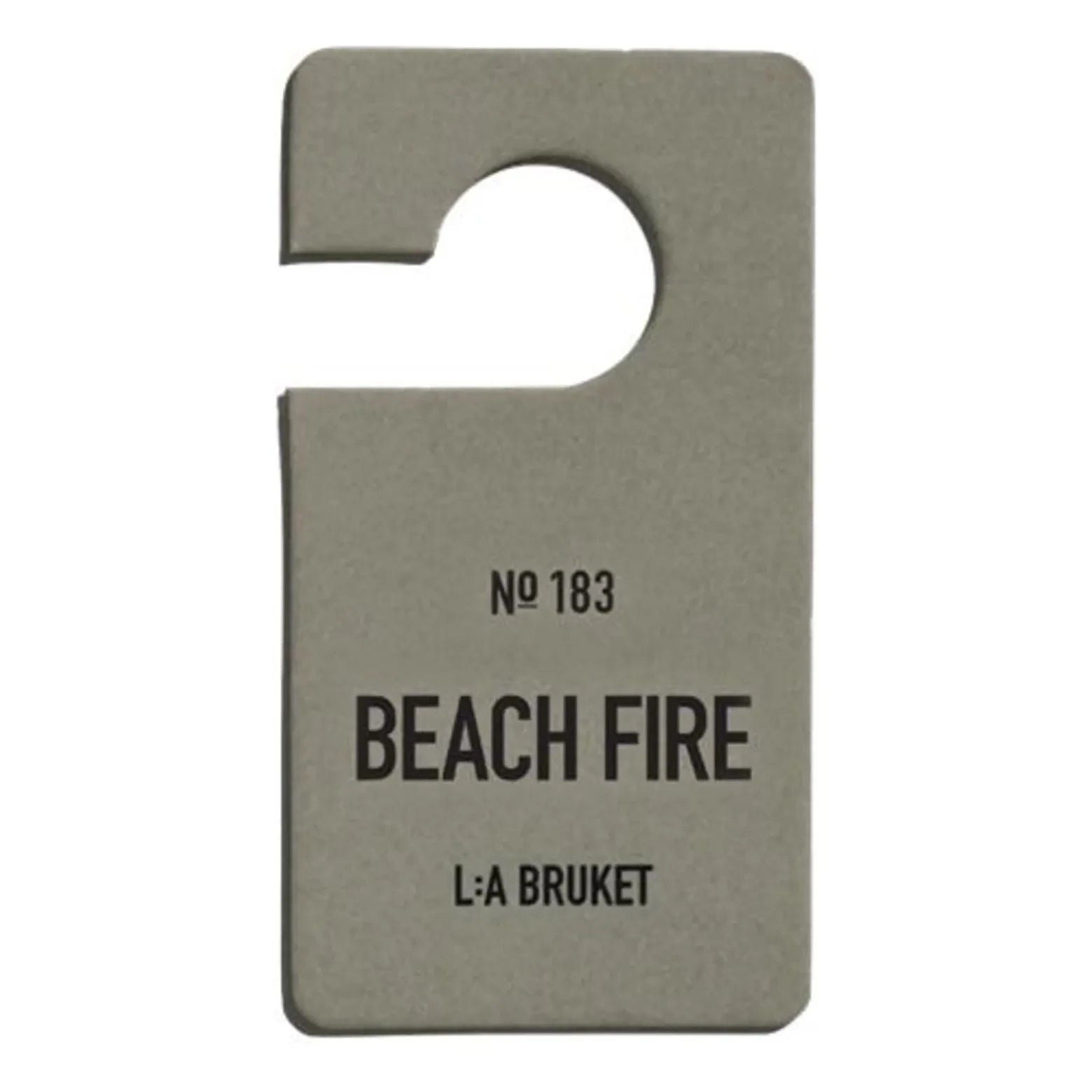 L:A BRUKET - Beach Fire Scented Label