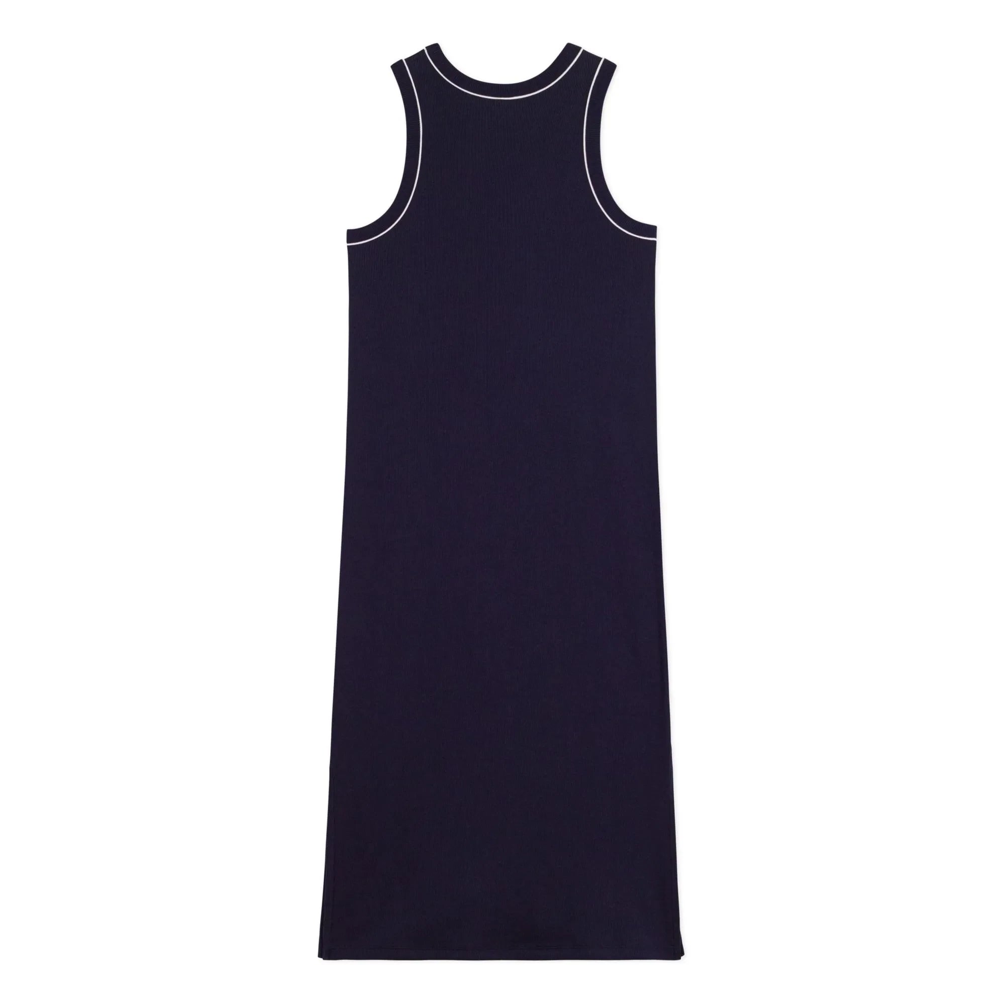 Petit Bateau - Plain Ribbed Tank Dress | Navy Blue