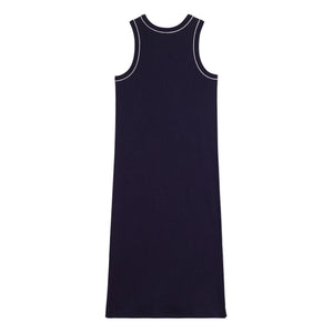 Petit Bateau - Plain Ribbed Tank Dress | Navy Blue