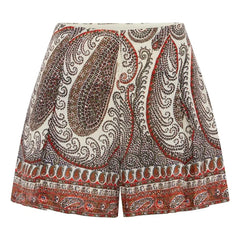 Boteh - Cassia Linen Shorts | Grey Brown