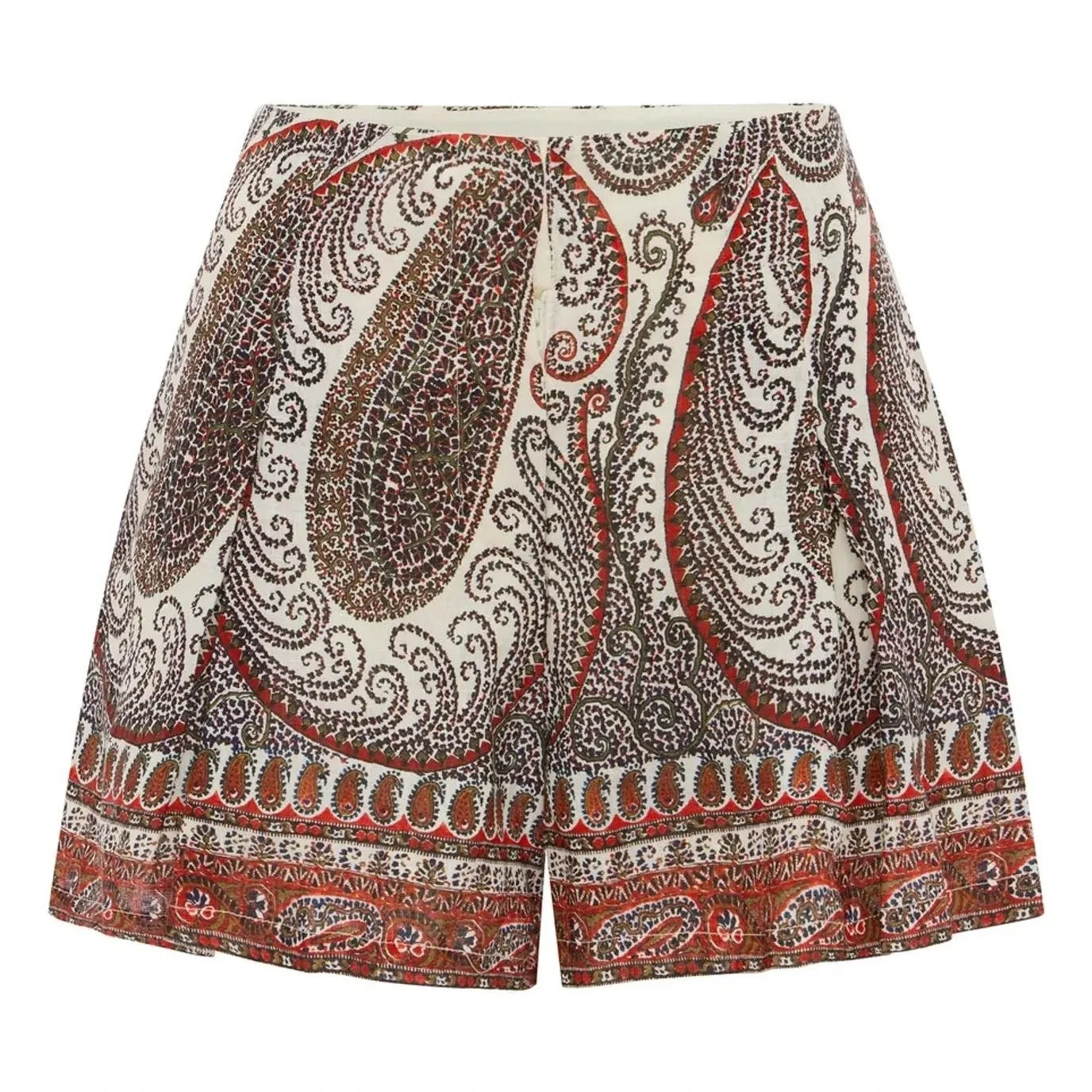 Boteh - Cassia Linen Shorts | Grey Brown