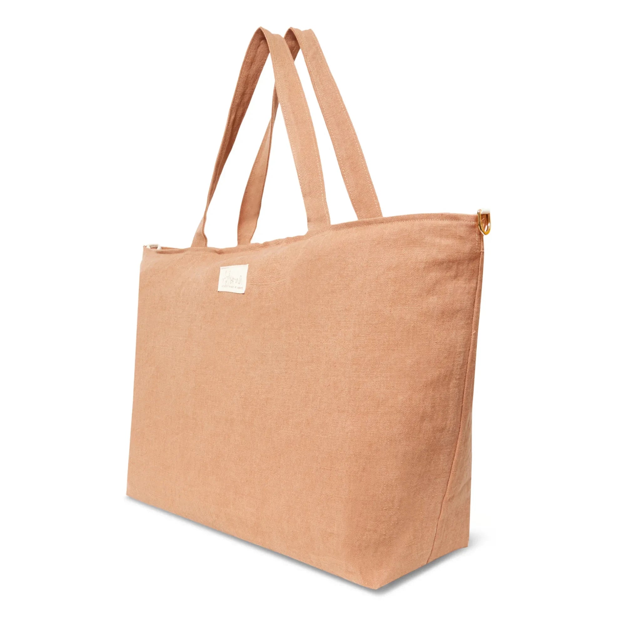 Adorna - Linen Night Bag | Terracotta