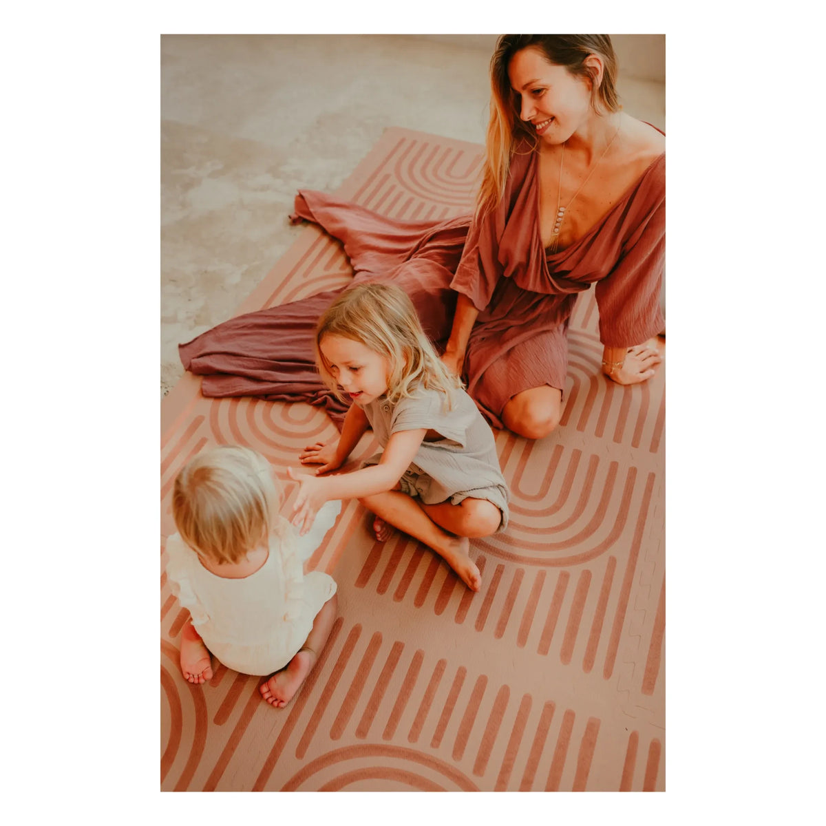Toddlekind - Linear Modular Play Mat | Camel