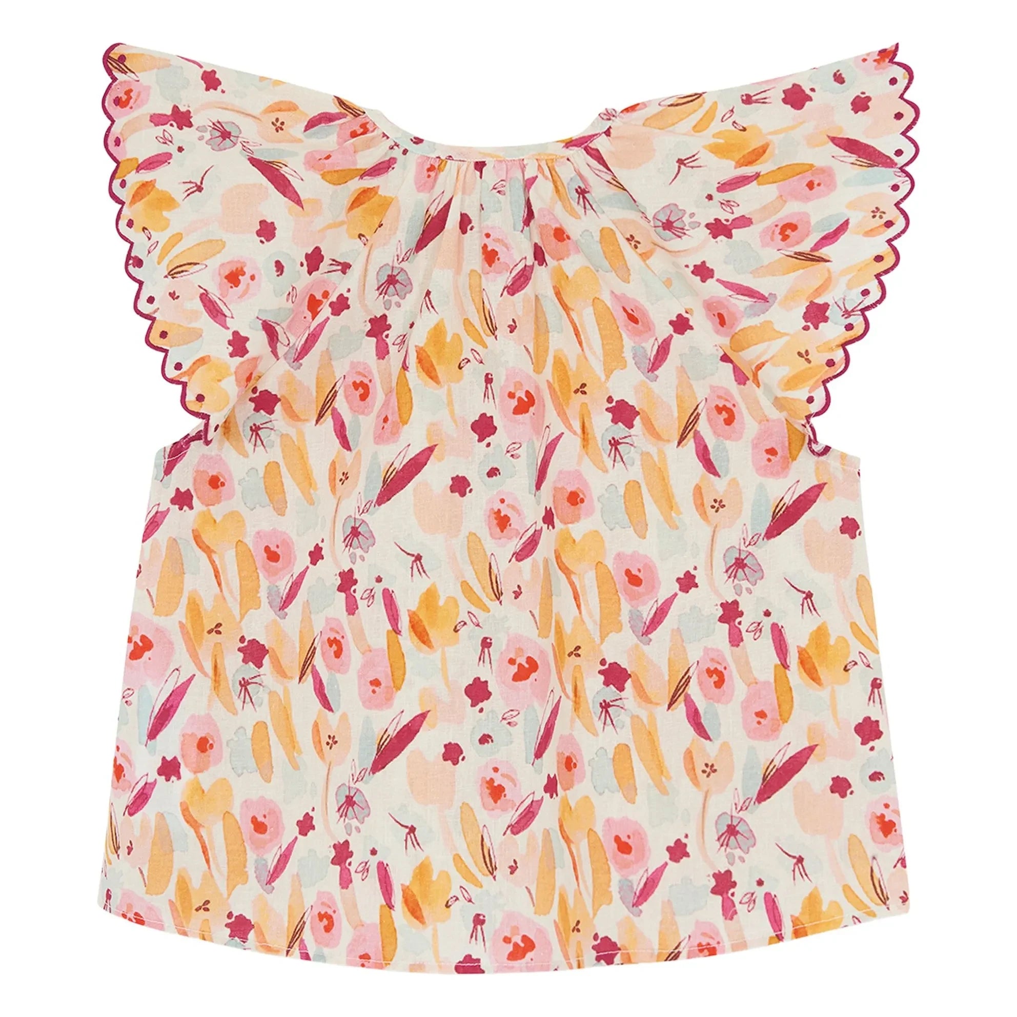 Bonton - Bluz Floral Cloud | Ekru