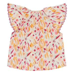 Bonton - Bluz Floral Cloud | Ekru