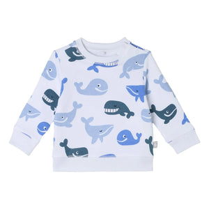 Stella McCartney Kids - Sweat Whales | White