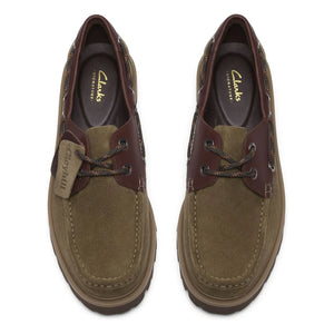 Clarks - Cleyhill Boat Shoes | Khaki
