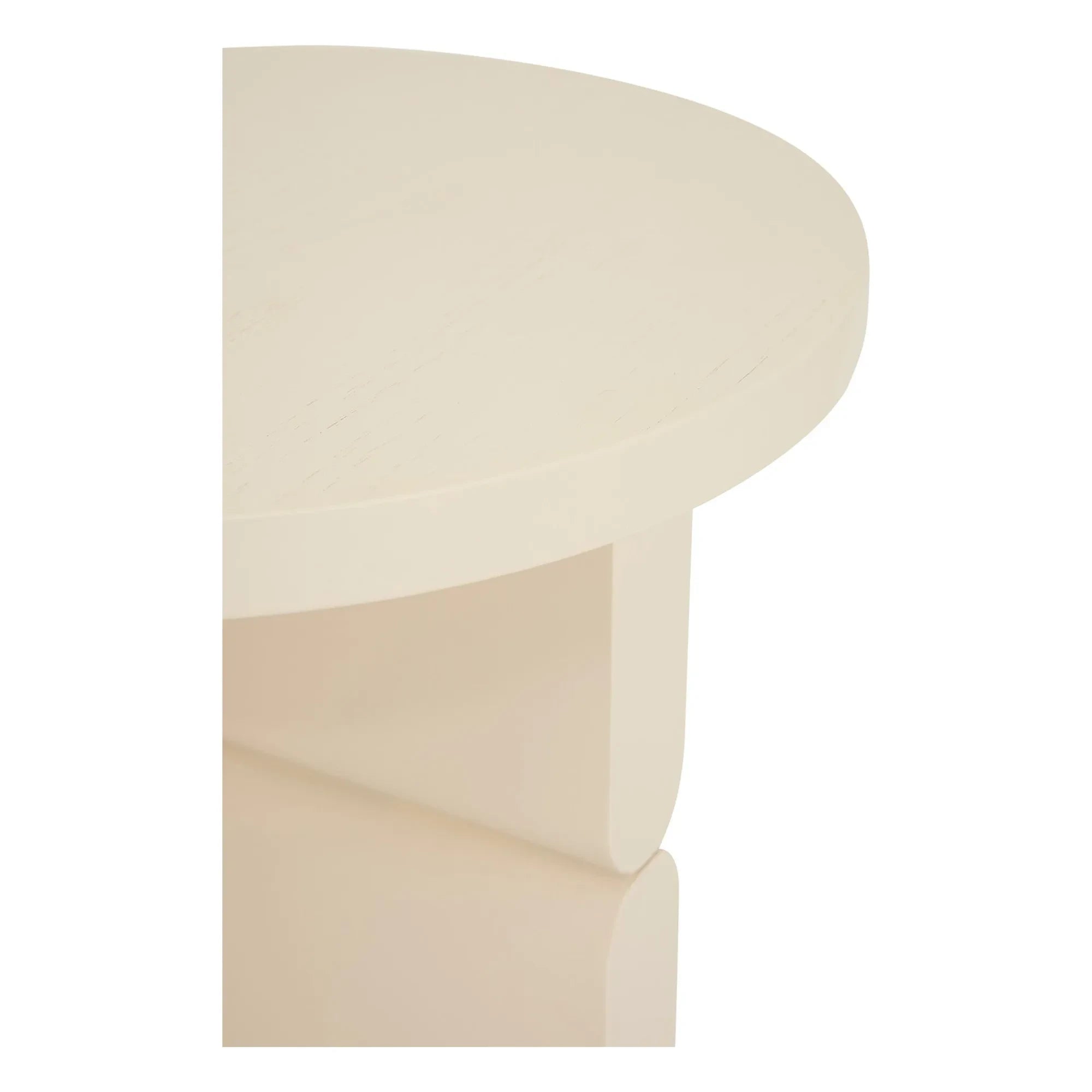 Nobodinoz - Apricot Painted Wooden Side Table | Ivory