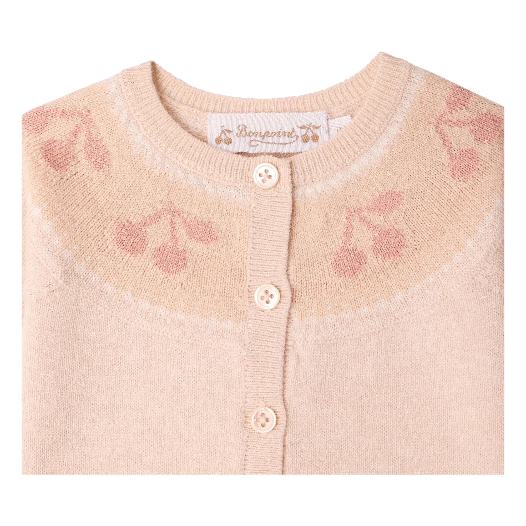 Bonpoint - Jenny Laine Cardigan and Pants Set | Light Pink