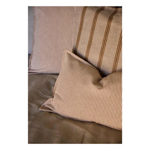 Gabrielle Paris - Striped Pillowcase | Brown