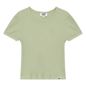 Hundred Pieces - Nova organik pamuk T-shirt | Badem yeşili