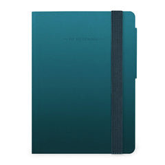 Legami - Notebook with Blank Pages and Monochrome Soft Cover - Deep Teal - My Notebook
