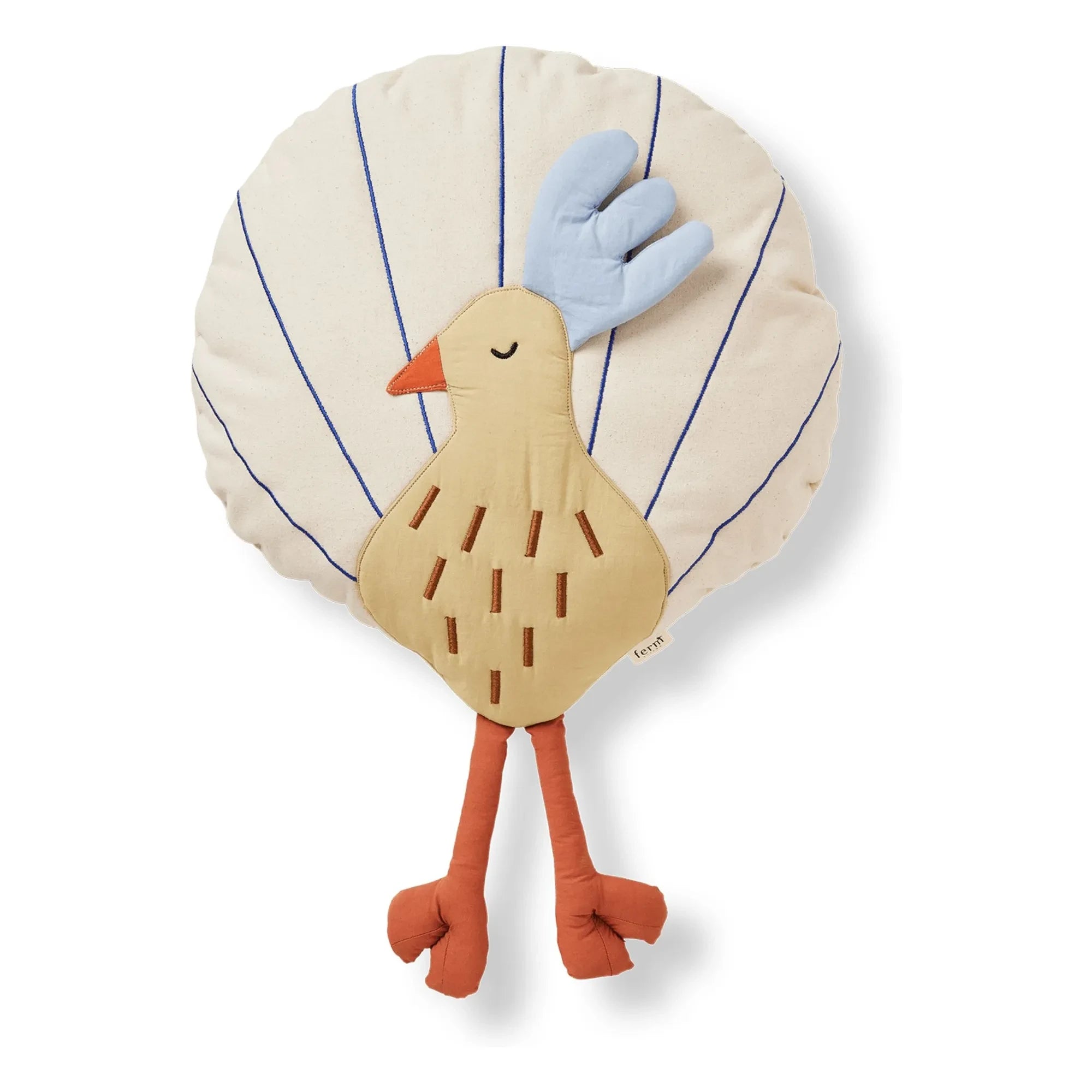 Ferm Living Kids - Peacock Pillow | Beige