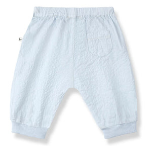 1+ in the family - Olimpo Seersucker pants | Light blue