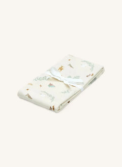 Cam Cam - Woodland Jersey Swaddle Blanket | Ecru