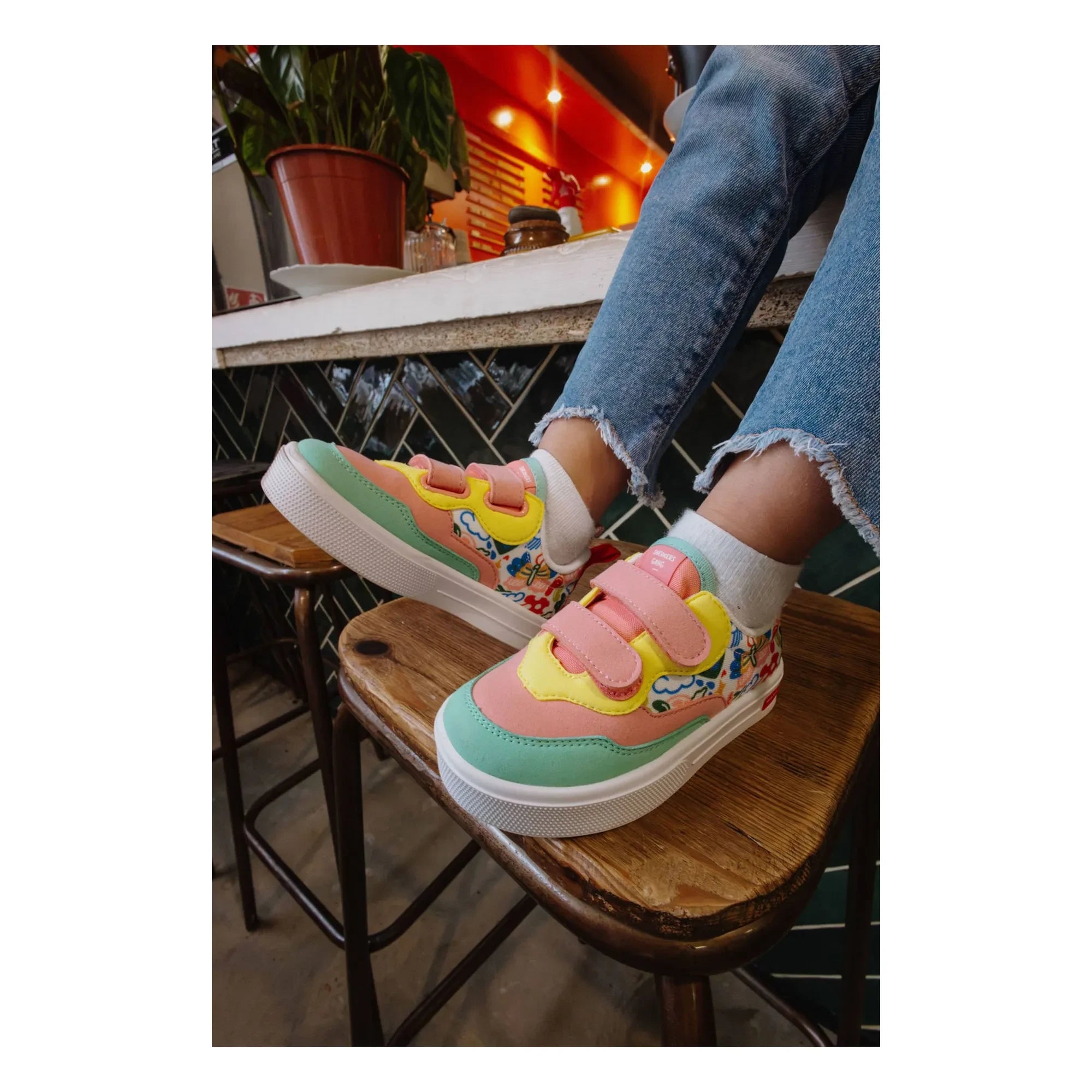 Hello Hossy - Happiness Scratch Sneakers | Pink