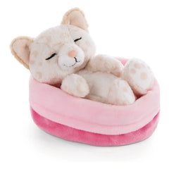Nici - Leopard Cat Plush - Sleeping Pets | Ecru