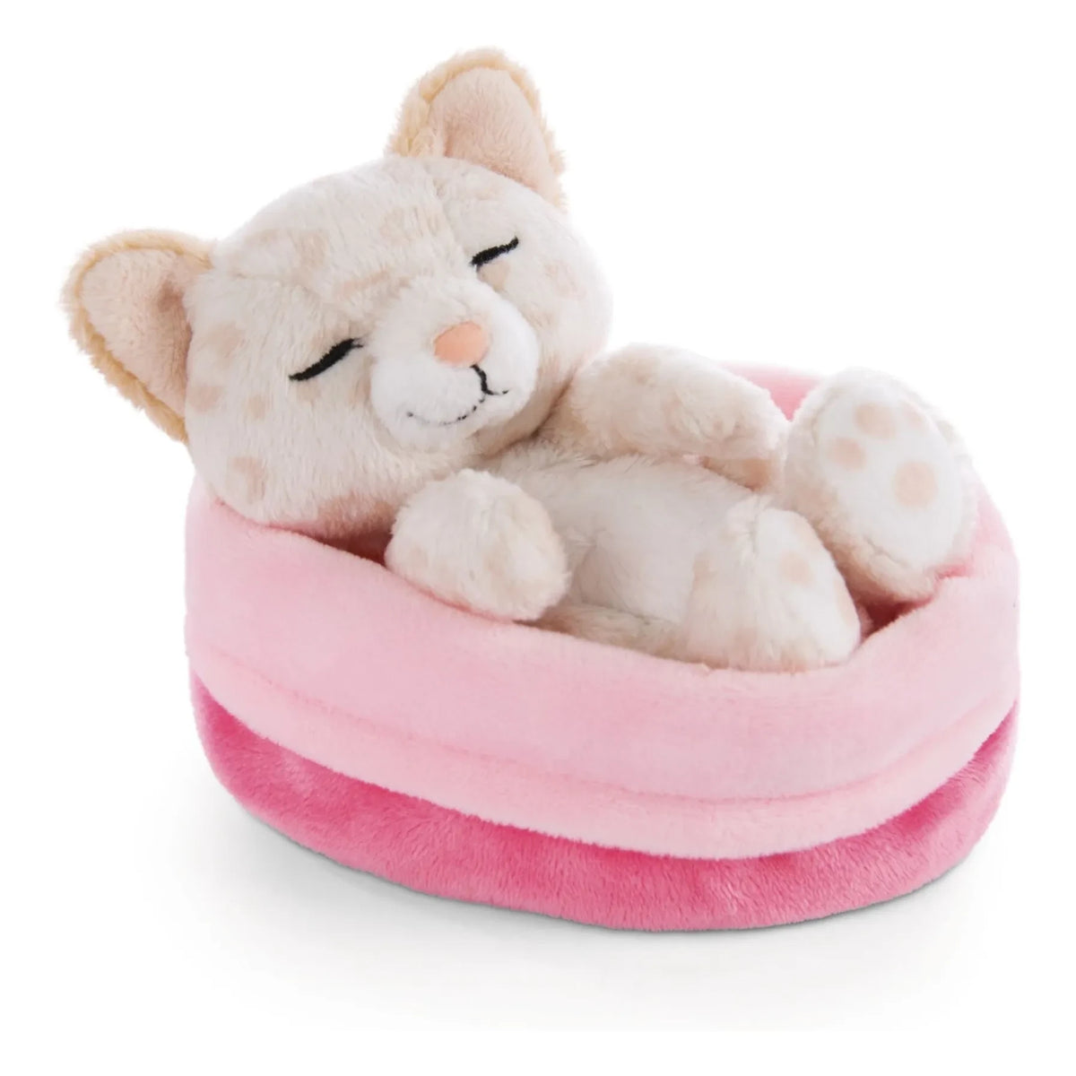 Nici - Leopard Cat Plush - Sleeping Pets | Ecru