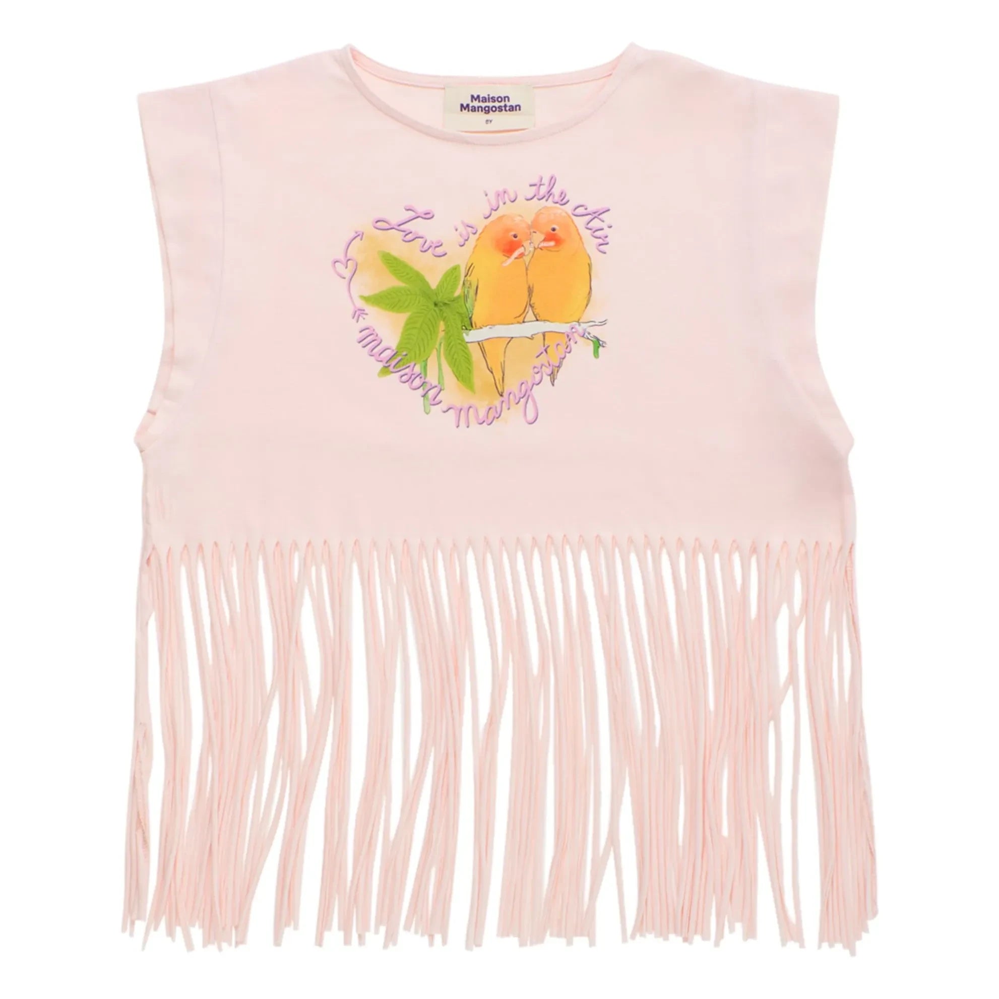Maison Mangostan - Feather Tassel Birds | Pale Pink