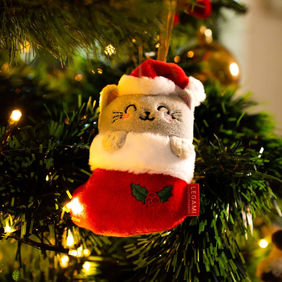 Legami - Kitty Plush Toy Christmas Tree Decoration - Oh-Oh-Ohrnaments