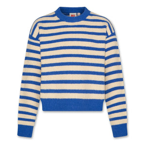 AO76 - Carla Striped Sweater | Blue