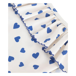Petit Bateau - Flying Hearts Swimsuit | White