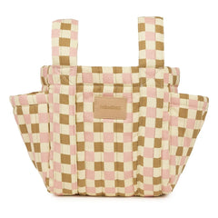 Nobodinoz - Hyde Park Mosaic Baby Stroller Organizer Bag | Pink