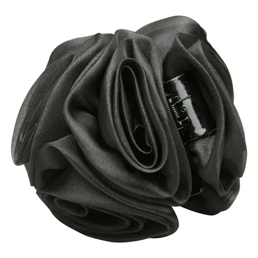 Becksöndergaard - Floral Organza Hair Clips | Black