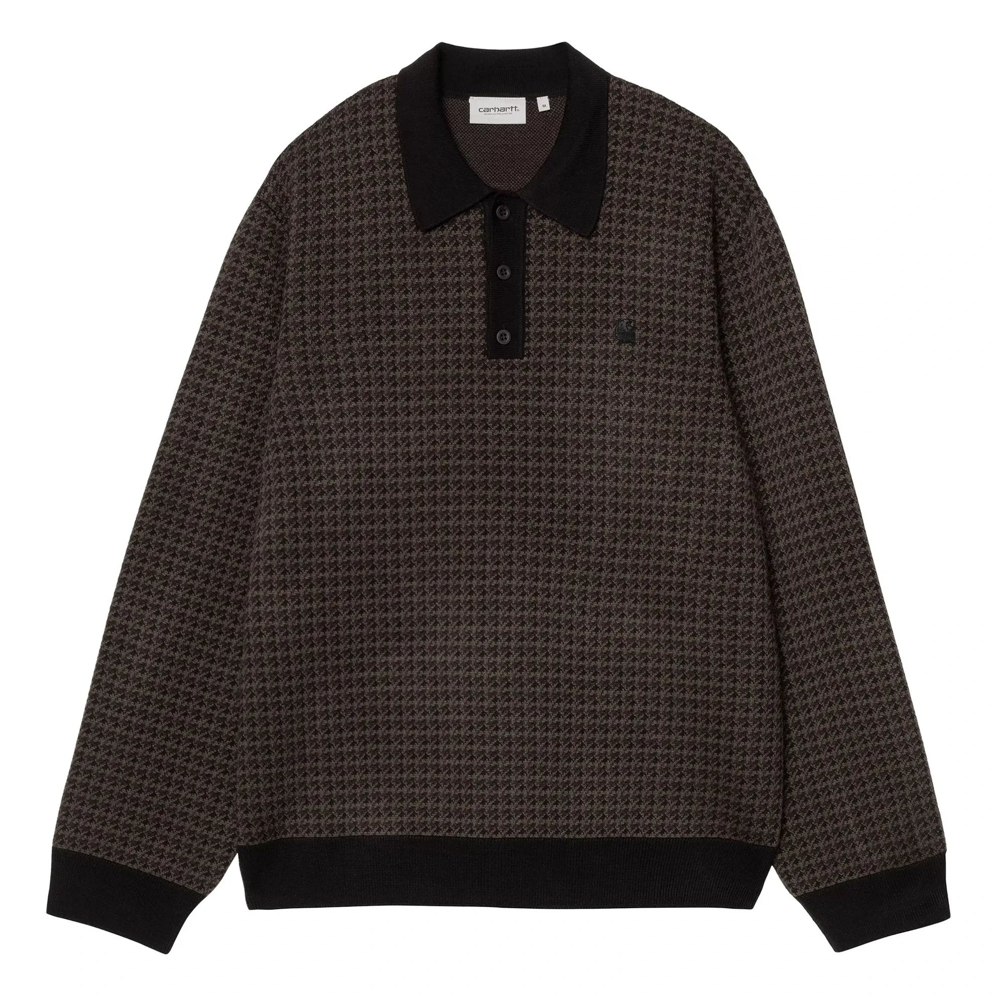 Carhartt WIP - Polo Long Sleeve Lowis | Brown