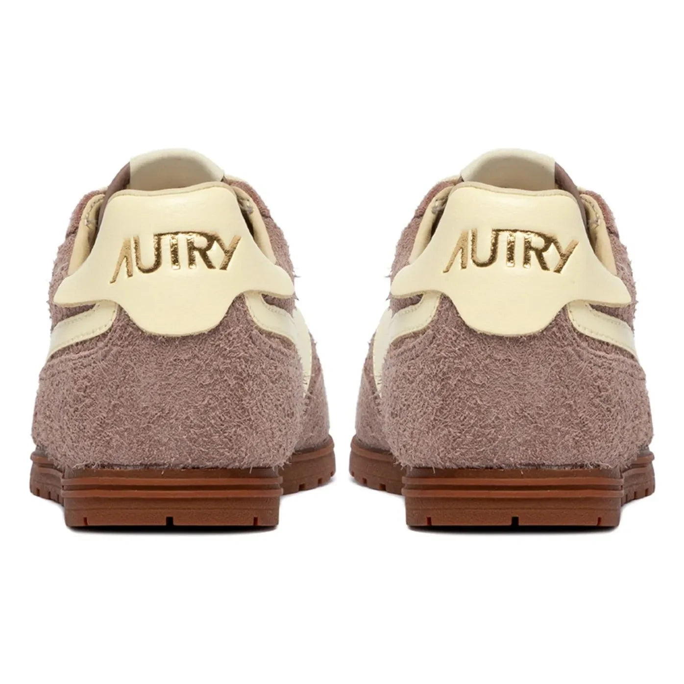 Autry - Windspin Low Two-Tone Suede and Leather Sneakers | Powder Pink