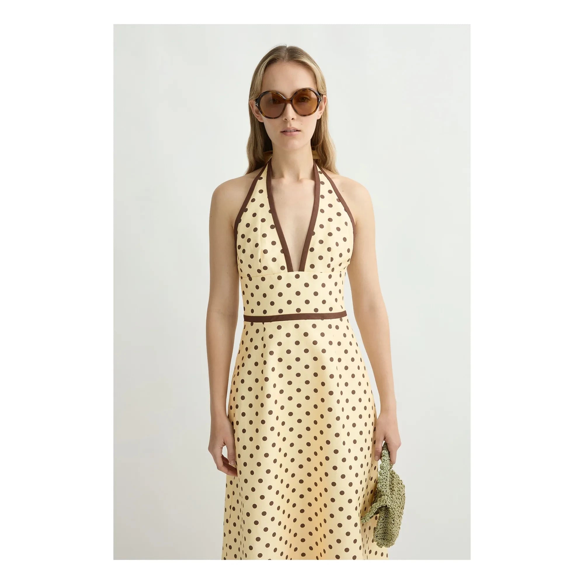 Posse - Bowie Linen and Cotton Dress | Vanilla