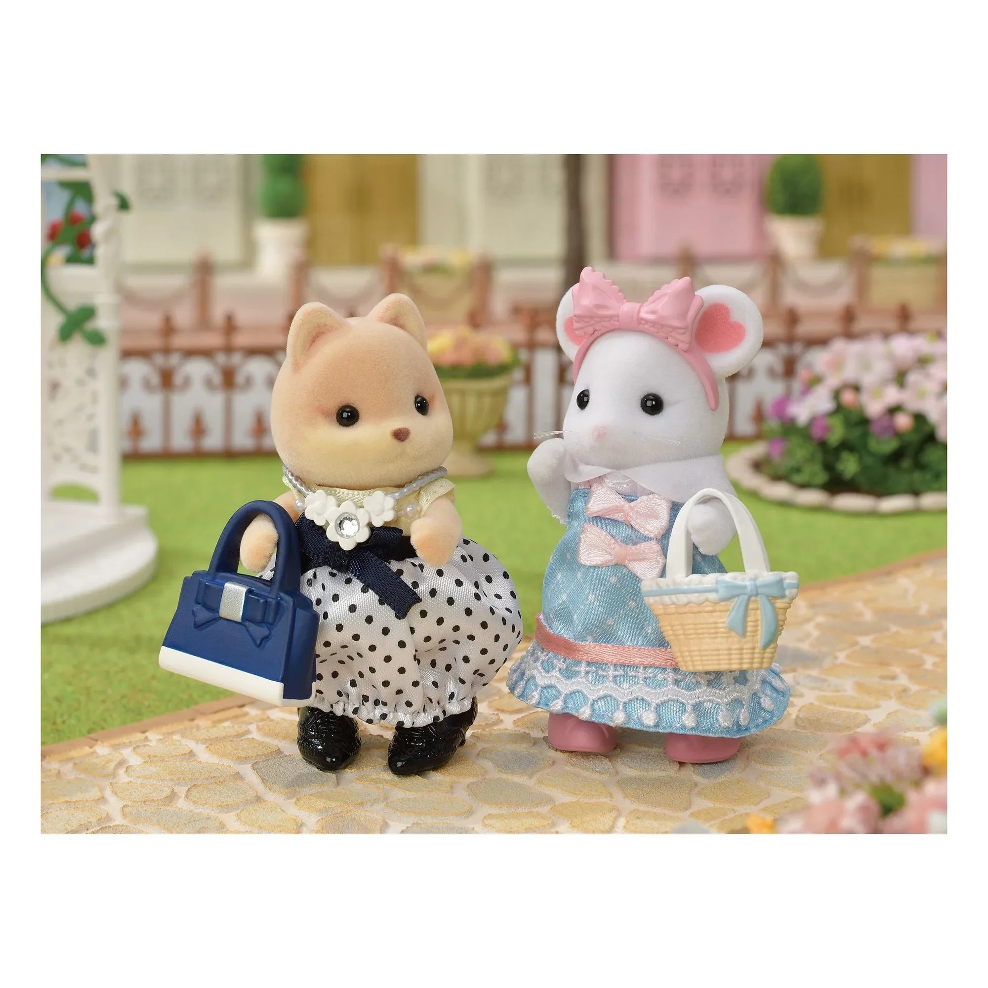 Sylvanian Families - Fashion Bag and Sister Marshmallow Mouse