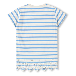 Molo - Striped Cherry Dress | Blue
