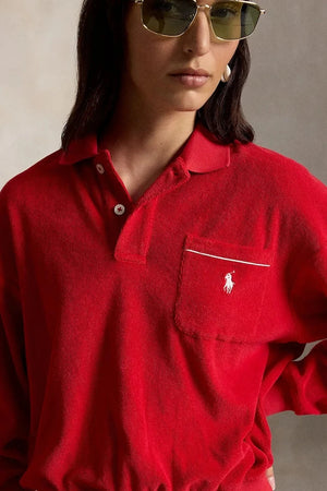 Polo Ralph Lauren kadın pamuklu sweatshirt LT WT COTTON TERRY-KNT-POLO