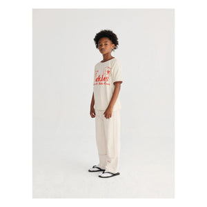 Bobo Choses - Organic Cotton Twill Panelli Pants | White