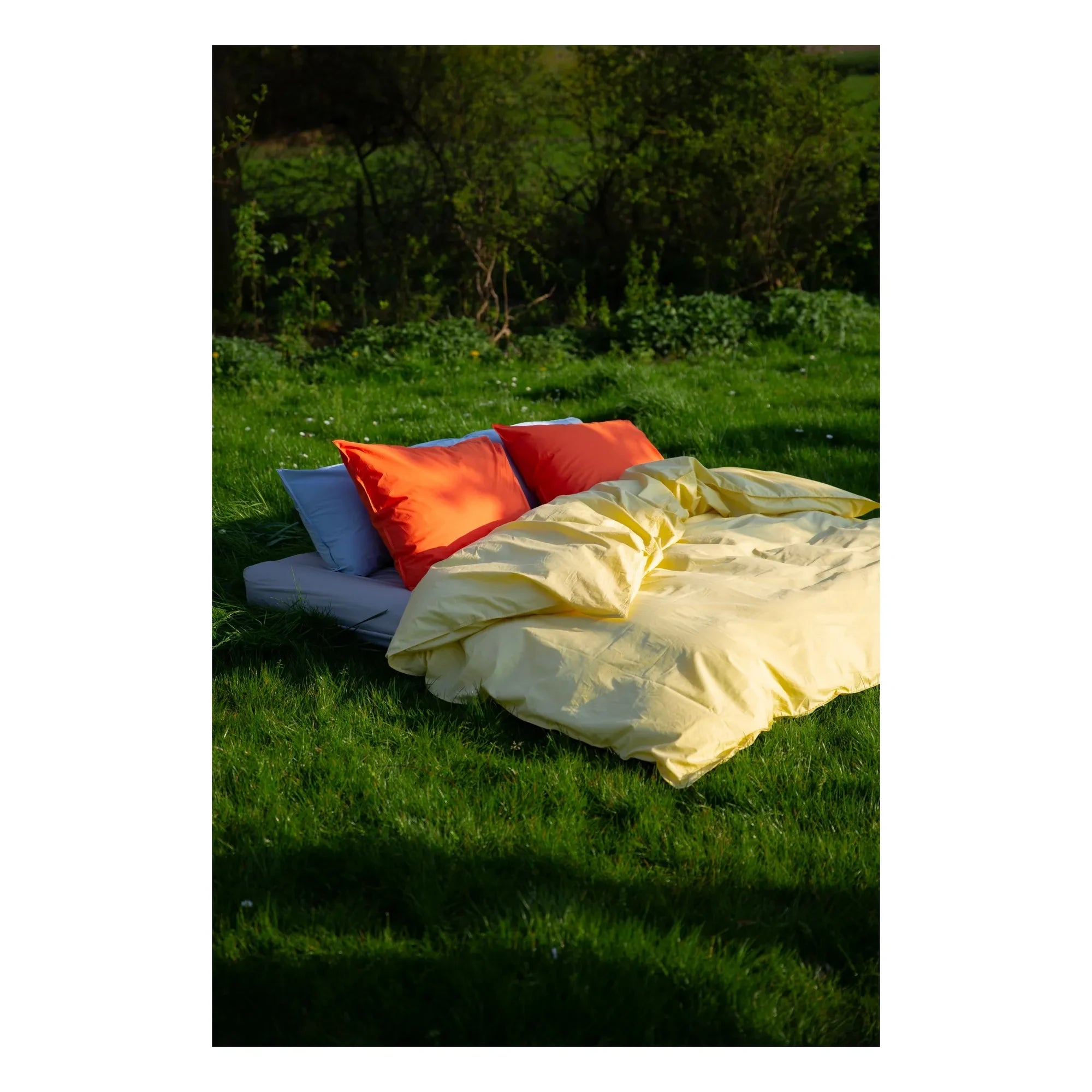 Suite 702 - Organic Percale Duvet Cover | Butter Yellow