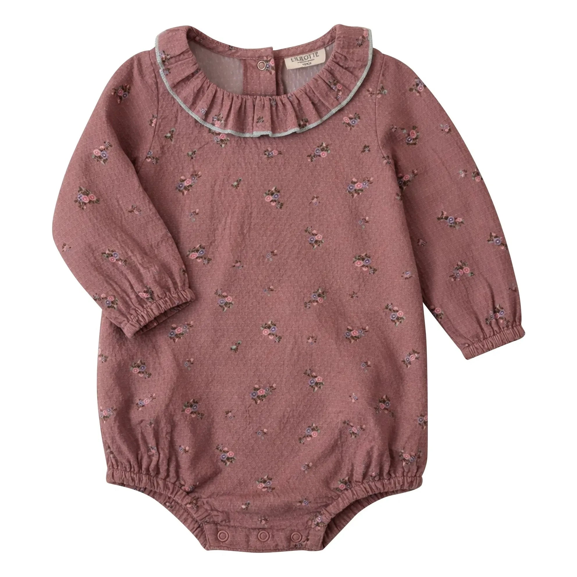 Lililotte - Castille Fleurie Organik Pamuk tulum | Toz Pembe