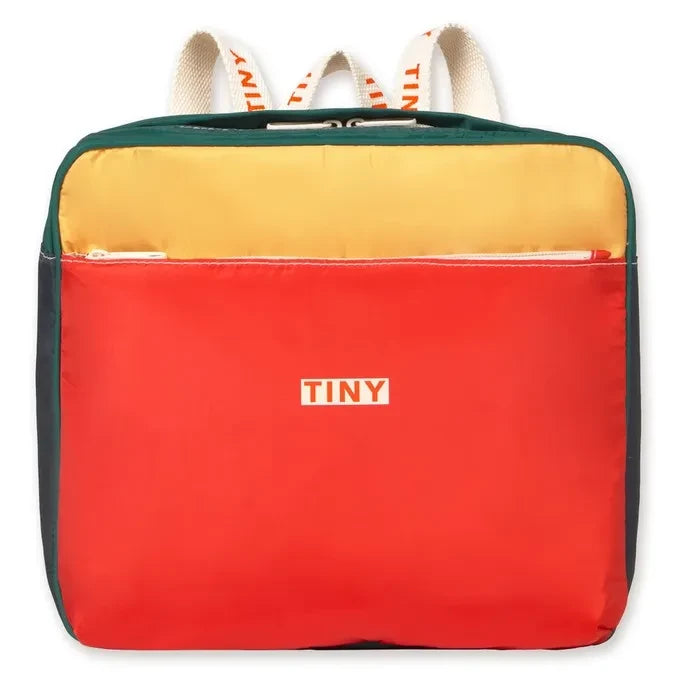 Tinycottons - Color Blocking Backpack | Red