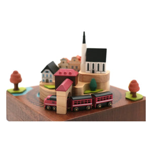 Wooderful Life - Autumn Train Wooden Music Box