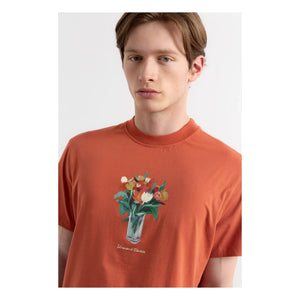 Edmmond Studios - Lush Cotton T-Shirt | Red Ochre